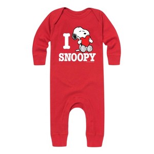 Boys' Peanuts I Love Snoopy  - Red - 18 Months - 1 of 3