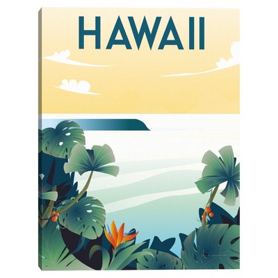 18" x 24" Hawaii by Omar Escalante Canvas Art Print - Masterpiece Art Gallery