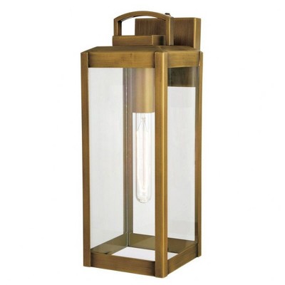 Vaxcel Kinzie 1 - Light Wall Light in  Vintage Brass