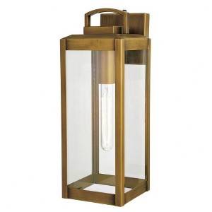 Vaxcel Kinzie 1 - Light Wall Light in  Vintage Brass - 1 of 4