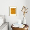 Becky Bailey Cactus Silk In Gold Metal Framed Art Print - Deny Designs - 2 of 4
