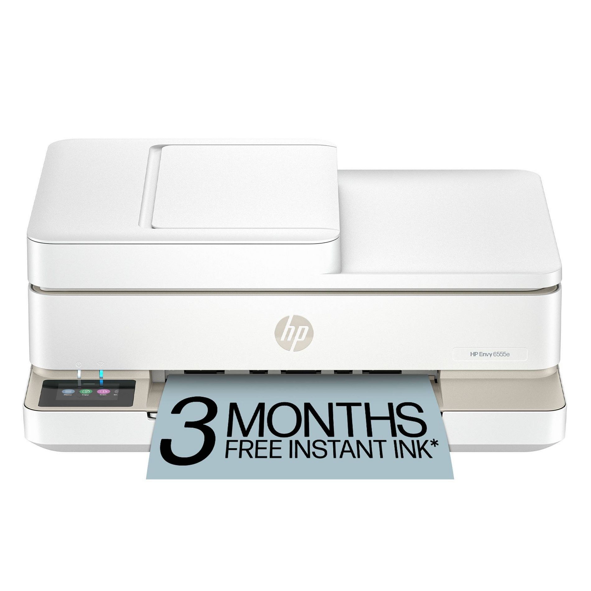 HP Envy 6555e Wireless All-in-One Color Printer Scanner Copier with 3 Months Free Instant Ink (714N5A): Inkjet, macOS/Windows Compatible