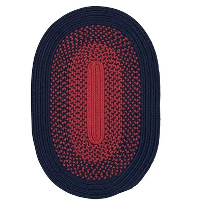 Colonial Mills Seadog Bright Area Rug - Navy Red 6x8