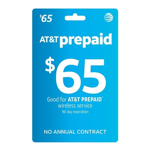 At T 65 Prepaid Phone Card Email Delivery Target