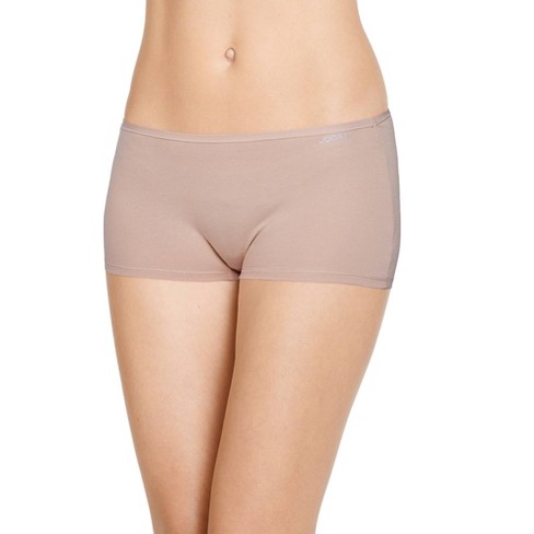 Jockey Women's Organic Cotton Stretch Boyshort XL Light