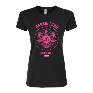 Women's - Barbie - Barbie Land Fitted Graphic T-Shirt - 1 of 2