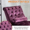 MOONMISS Velvet Chaise Lounge Indoor,Button-Tufted Upholstered Chaise Lounge Chair with Pillow for Bedroom Living Room Office - 4 of 4