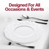 Smarty Had A Party White w/ Silver Dots Blossom Plastic Wedding Set - 30 Sets - 3 of 4