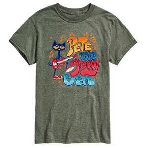 Men's - Pete the Cat - Groovy Poster Short Sleeve Graphic T-Shirt - 1 of 4