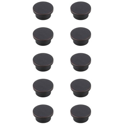 Elegant Lighting Trovon 1.6Inch Diameter Oil-rubbed Bronze Oversize Round Knob Multipack (Set of 10)