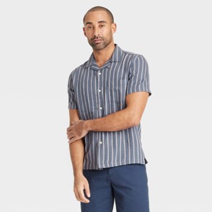Men's Vintage Short Sleeve Camp Shirt - Goodfellow & Co™ - 1 of 3
