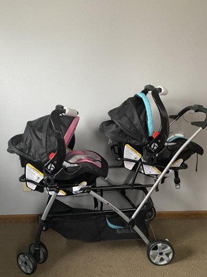 Snap and best sale go twin stroller