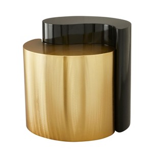 NicBex Modern 19" Round Coffee Table with High and Low Countertops for Living Room and Bedroom - 1 of 4