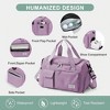Luupatchy Carry On Weekender Backpack With Shoe Compartment, For Travel, Gym，Fishing, Travel Duffle Bag For Women, Men - 2 of 4