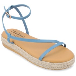 Journee Collection Womens Odelia Buckle Espadrille Sandals - 1 of 4