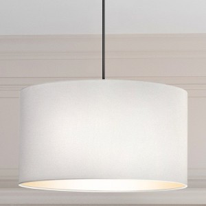 Urban Ambiance Luxury Transitional Indoor Pendant,  10''H x 18-1/8"W x 18-1/8''D,  Brushed Nickel;Matte Black;Vintage Brass Finish, UHP4715 - 1 of 4