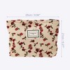 Unique Bargains Women's Floral Zipper Flower Makeup Bags and Organizers 1 Pc - 4 of 4