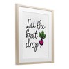 Stupell Industries Let The Beet Drop Framed Print Under Glass Art - 2 of 4