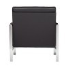 Atlas Mid-Century Modern Living Room Accent Chair with Bonded Leather and Metal Frame - Studio Designs Home - 4 of 4