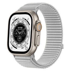 HTUTWOO Nylon Loop Apple Watch Band, Sport Woven Strap 38/40/41/42/44/45/49mm for iWatch Series 11 10 9 8 7 6 5 4 3 2 1 SE Ultra for Women Men - 1 of 4