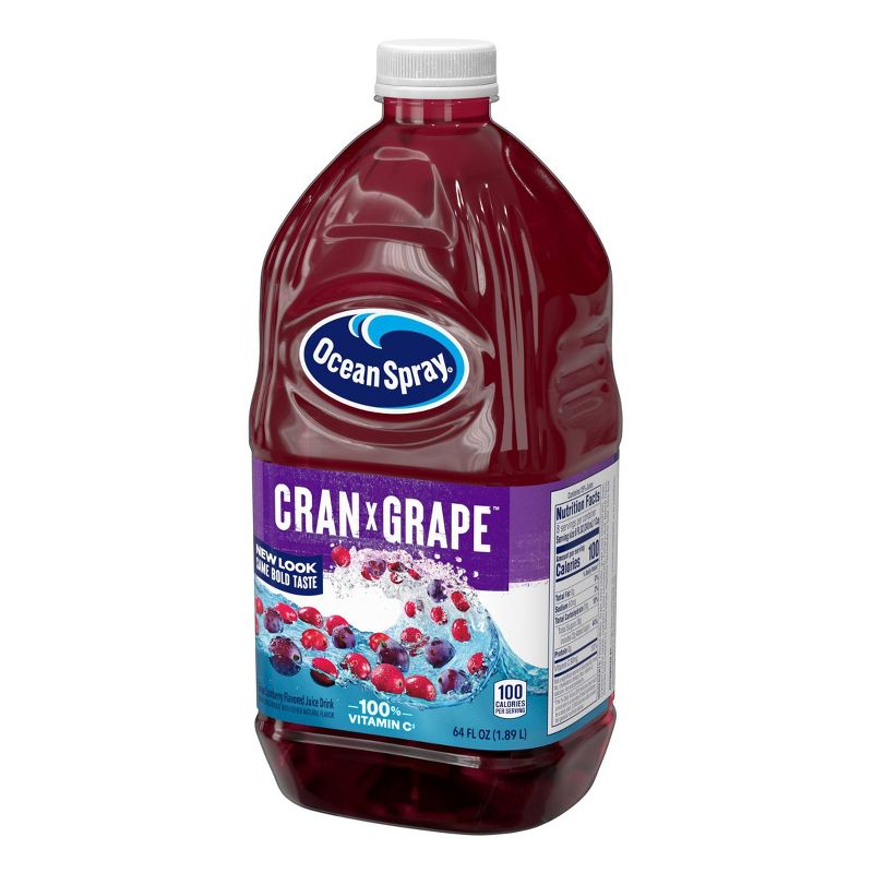 Ocean Spray Cran-Grape Juice - 64 fl oz Bottle, 2 of 9