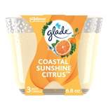 Glade 3 Wick Candle - Coastal Sunshine Citrus - 6.8oz