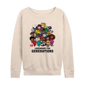 Women's - Mattel - Legendary For Generations Lightweight French Terry Slouchy - 1 of 4