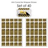 Big Dot of Happiness Dig It - Construction Party Zone - Mini Candy Bar Wrapper Stickers - Baby Shower or Birthday Party Small Favors - 40 Count - 3 of 4