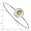 Black Bow Jewelry Sterling Silver Kappa Delta Greek Life Bangle Bracelet 8 Inch - 2 of 3