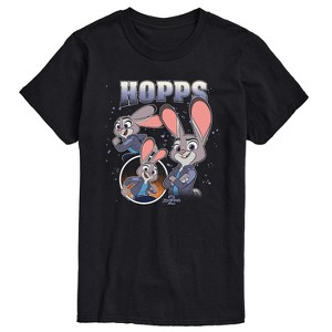 Men's - Disney - Hopps Bootleg Short Sleeve Graphic T-Shirt - 1 of 4