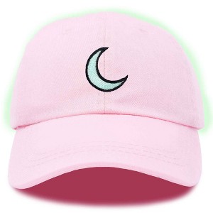 Dalix Moon Embroidered Crescent Astronomy Night Cotton Dad Hat Baseball Cap Adjustable Womens - 1 of 4