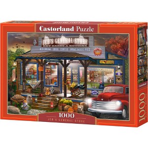 1000 Piece Jigsaw Puzzle, Jeb's General Store, Porch scene puzzle, painting puzzles, Adult Puzzle, Castorland C-104505-2 - 1 of 4