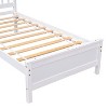 CAVINAS Twin Size Bed Modern Wooden Bed Frame with Nightstand, Headboard and Footboard for Bedroom - 3 of 4