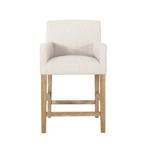 Christopher Knight Home 26" Armga Upholstered Counter Height Barstool - 1 of 4
