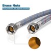 WOWOW 3/8 in. Female Compression x M10 Male Connector x in. Braided Nylon Faucet Connector - 3 of 4