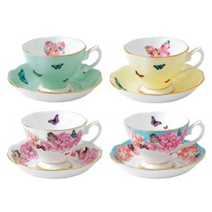 Miranda Kerr Friendship Teacup & Saucer 8 Piece Set Blessings, Gratitude, Joy & Devotion - 1 of 1