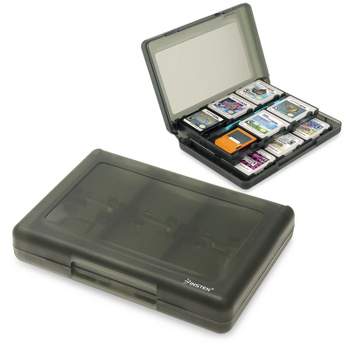 Insten 24-in-1 Game Card Case For Nintendo NEW 3DS / 3DS / DSi / DSi XL DSi LL / 3DS XL LL / DS / DS Lite NDS Game Storage Holder Smoke