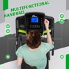 Kumasinova Foldable Electric Treadmill with Incline,Handrail Speed Control,Pulse Monitor,App Connectivity,Ideal for Home Workouts&Running,Black/Green - 3 of 4