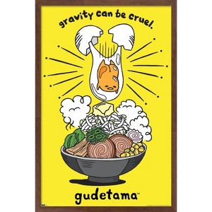 Trends International Gudetama - Gravity Framed Wall Poster Prints - 1 of 4