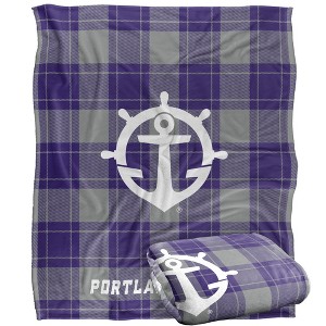 University Of Portland Campus Plaid Spirit Silky Touch Super Soft Throw Blanket 50x60 - 1 of 4