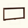KIGFTSOD Corrugated texture narrow wooden console sofa table with storage, for behind sofa, ideal for entranceways, corridors, front door - 4 of 4