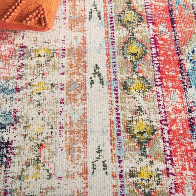 Boho-Chic Monaco Multicolor Reversible Runner Rug - 2'2" x 10'