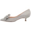 Journee Collection Womens Medium and Wide Width Orana Pointed Toe Kitten Heel Pumps - 2 of 4