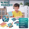 Binca Foam Sticker Mosaic Art Activity Underwater Animals - 4 of 4