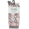 Memoi Women's Leopard Super Soft Cozy Crew Socks - 4 of 4