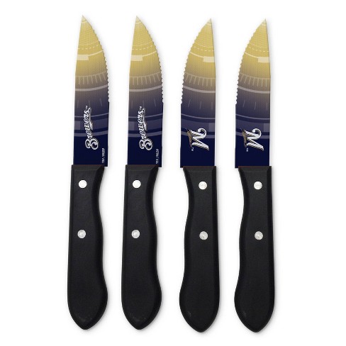 MLB Milwaukee Brewers Steak Knife Set - image 1 of 2