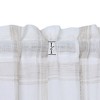 Buffalo Plaid Gingham Pattern Yarn-Dyed Short Curtains - 4 of 4