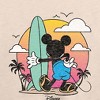 Women's - Disney - Mickey & Friends Lightweight French Terry Wide Neck Long Sleeve Shirt - 2 of 4