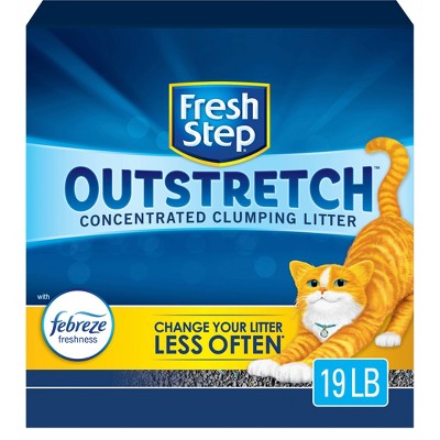 Fresh Step Outstretch Febreze Scented Cat Litter - 19lbs