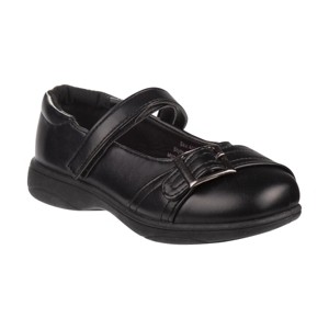 Petalia Girls' Tween Strapped Buckle Accent School Shoes - 1 of 4
